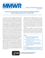 MMWR Morbidity and Mortality Weekly Report Vol 66 No 25 June 30 2017
