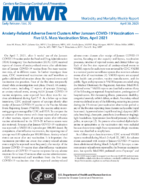 Anxietyrelated Adverse Event Clusters After Janssen COVID19 Vaccination  Five US Mass Vaccination Sites April 2021