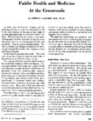 Public health and medicine at the crossroads