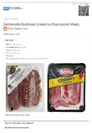 SalmonellaOutbreak Linked to Charcuterie Meats  Food Safety Alert