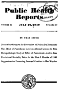 Public Health Reports  v 55 no 30  cover