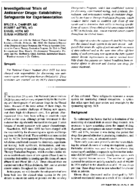 Investigational trials of anticancer drugs establishing safeguards for experimentation