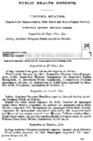 Public Health Reports  v 20 no 4  January 27 1905