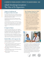 Adult smoking cessation  the use of ecigarettes  a summary of Smoking cessation  a report of the Surgeon General 2020
