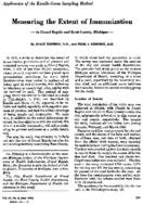 Measuring The Extent Of Immunization In Grand Rapids And Kent County Michigan