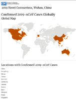 Confirmed 2019nCoV cases globally global map January 27 2020