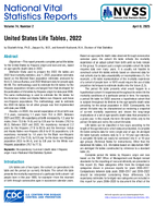 United States Life Tables 2022