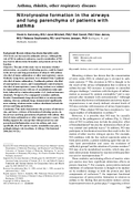 Exhaled Nitric Oxide Measurement in Workers in a Microwave Popcorn Production Plant