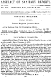 Abstract of sanitary reports  v 8 no 3 January 20 1893