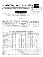 Morbidity and Mortality Weekly Report Vol 13 No 23 for Release June 12 1964