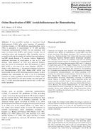 Oxime Reactivation of RBC Acetylcholinesterases for Biomonitoring