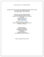 Engaging Ethnic Community Agencies in Adopting Basic Worker Health Education