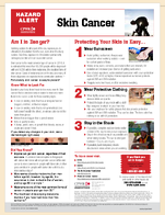 Hazard alert skin cancer