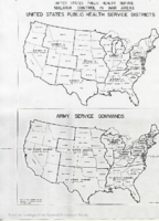United States Public Health Service Districts and Army Service Commands