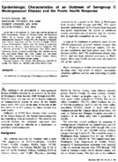 Epidemiologic characteristics of an outbreak of serogroup C meningococcal disease and the public health response