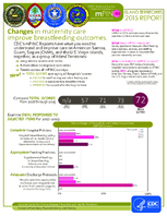 CDC National Survey Maternity Practices in Infant Nutrition and Care mPINC Island Territories 2015 Report