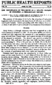 Public Health Reports  V 35 No 16 April 16 1920
