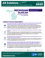 CDCs Investments to Combat Antibiotic Resistance Threats Michigan Fiscal Year 2023