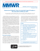 MMWR Morbidity and Mortality Weekly Report Vol 64 No 7 February 27 2015
