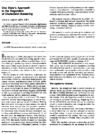 One States Approach To The Regulation Of Cholesterol Screening