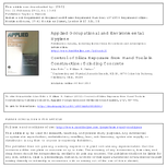 Control of Silica Exposure from Hand Tools in Construction Grinding Concrete