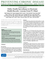 Public Health Surveillance in Electronic Health Records Lessons From PCORnet