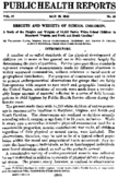 Public Health Reports  V 37 No 20 May 19 1922