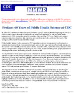 Preface  60 Years of Public Health Science at CDC