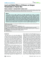 Local and Global Effects of Climate on Dengue Transmission in Puerto Rico