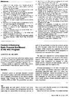 Factors Influencing Early Prenatal Enrollment In The Wic Program