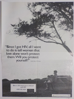 Since I got HIV all I want to do is tell women that love alone wont protect them Will you protect yourself  Frankie Alston HIV positive