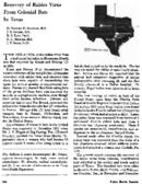 Recovery Of Rabies Virus From Colonial Bats In Texas