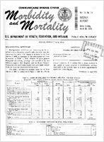 Morbidity and Mortality Weekly Report Vol 14 No 14 week ending April 10 1965