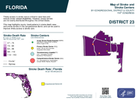 FL Congressional District 23 Stroke and Stroke Centers Map 119th Congress