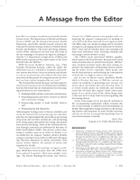 A Message from the Editor of Public Health Reports 201107