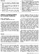 Adoption of smoking policies by automobile dealerships