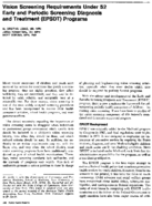Vision Screening Requirements Under 52 Early And Periodic Screening Diagnosis And Treatment Epsdt Programs