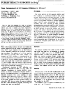 Case management of HIVinfected children in Missouri