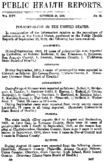 Public health reports  v 25 no 43 OCTOBER 28 1910