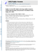 Uptake of online HIVrelated continuing medical education training among primary care providers in Southeast United States 20172018
