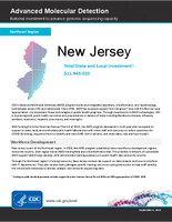 Advanced Molecular Detection National investment to advance genomic sequencing capacity New Jersey September 5 2023