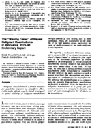 The missing cases of pleural malignant mesothelioma in Minnesota 197981 preliminary report