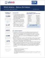 West Africa  Ebola Outbreak Fact Sheet 7 Fiscal Year FY 2015