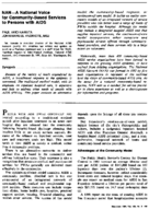 NANa national voice for communitybased services to persons with AIDS