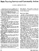 State nursing surveys and community action