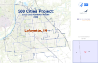 500 Cities Project Local Data for Better Health 2014 Lafayette Indiana