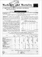 Morbidity and Mortality Weekly Report Vol 12 No 34 for Release August 30 1963