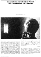 Characteristics and referrals of patients in a comprehensive eye care clinic