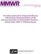 Morbidity and Mortality Weekly Report Recommendations and Reports August 21 2020  Vol 69  No RR8