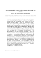 An Expanded Model for Predicting Surface Coal Mine Drill Respirable Dust Emissions manuscript